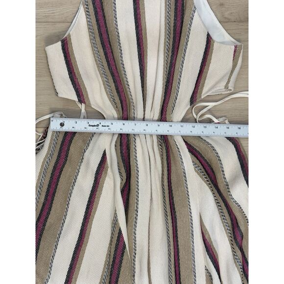 NWT Ulla Johnson Caterina Maxi Dress Positano Linen Cut Out Open Back Size 8 - Picture 14 of 15